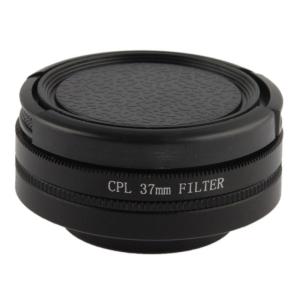  37 mm CPL-filter og adapter for GoPro 3 Rask levering fra Sverige.