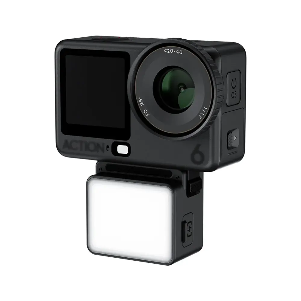  JJC LED-NANO mini LED-lampe for DJI Osmo Action 6 / Osmo Nano Rask levering fra Sverige.