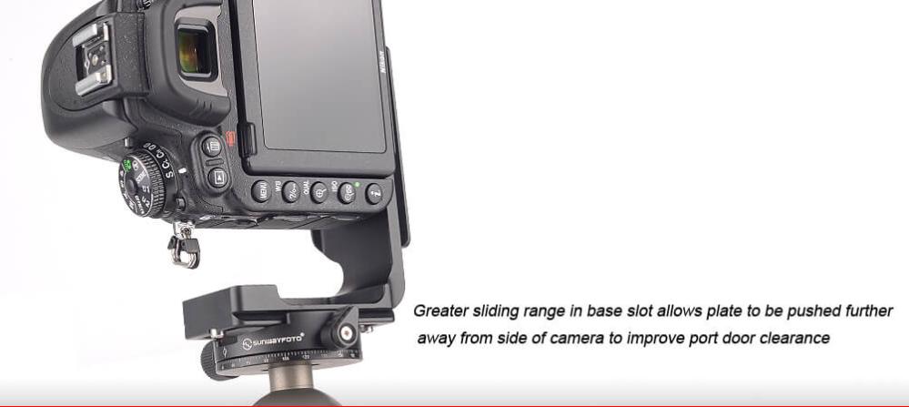  Sunwayfoto l-bracket for Nikon D750 Rask levering fra Sverige.