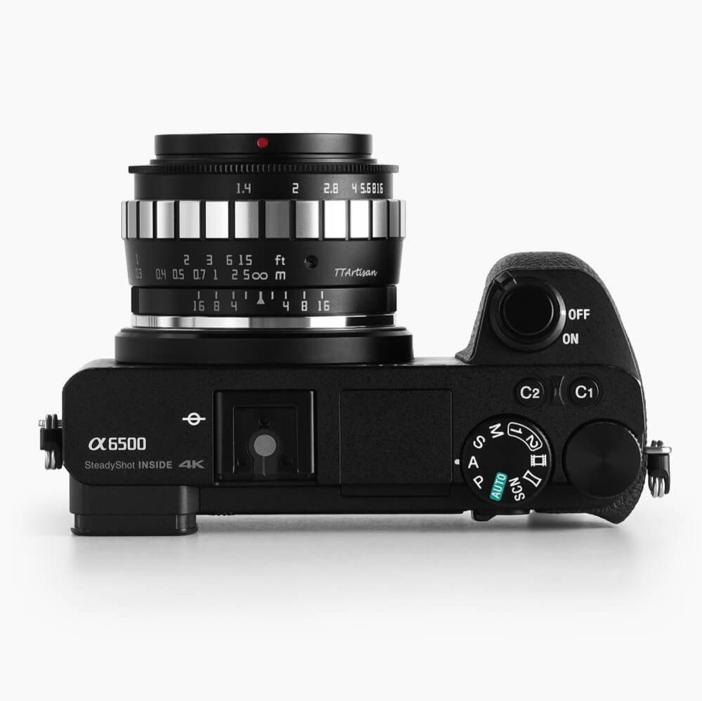 TTArtisan TTArtisan 23mm f/1.4 objektiv APS-C for Sony E silver
