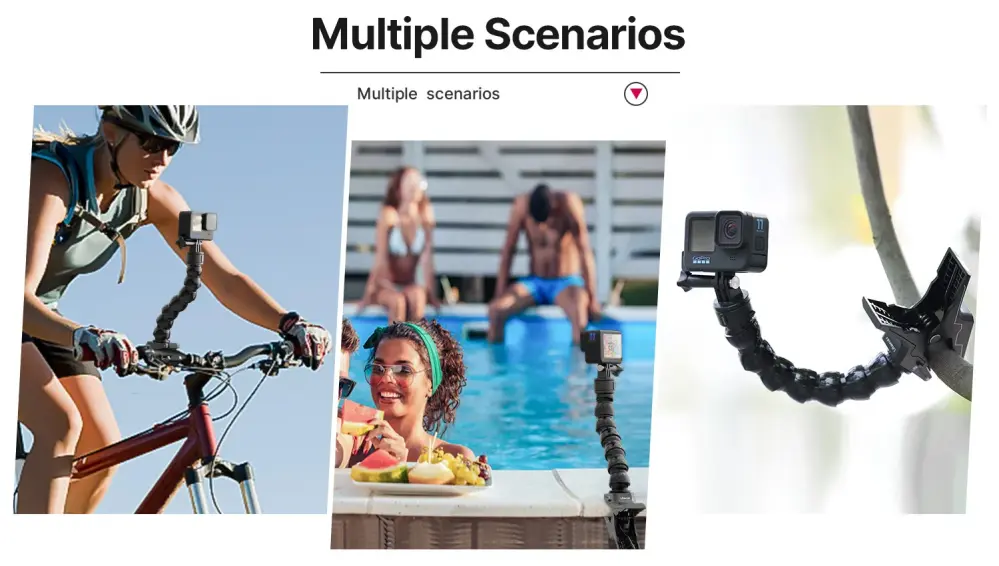  Ulanzi Go-Quick II magnetisk hurtigkoblingsklemme for actionkameraer Rask levering fra Sverige.