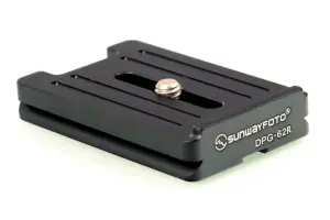 Sunwayfoto Sunwayfoto DPG-62R Hurtigplate 62mm Arca Swiss med kantstøtte