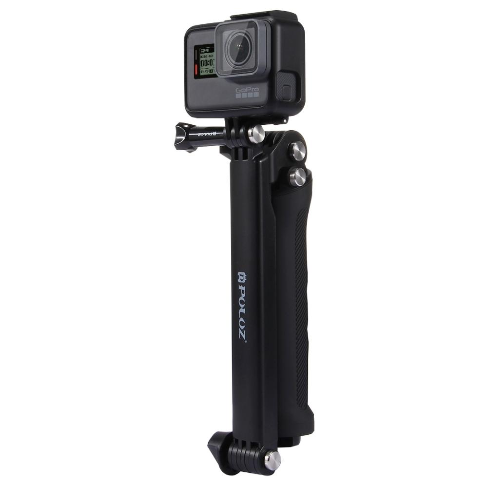  Puluz Multifunksjonell Selfie Stick for GoPro Hero9 Black / 8/7/6/5/4/3 + / 3 Rask levering fra Sverige.
