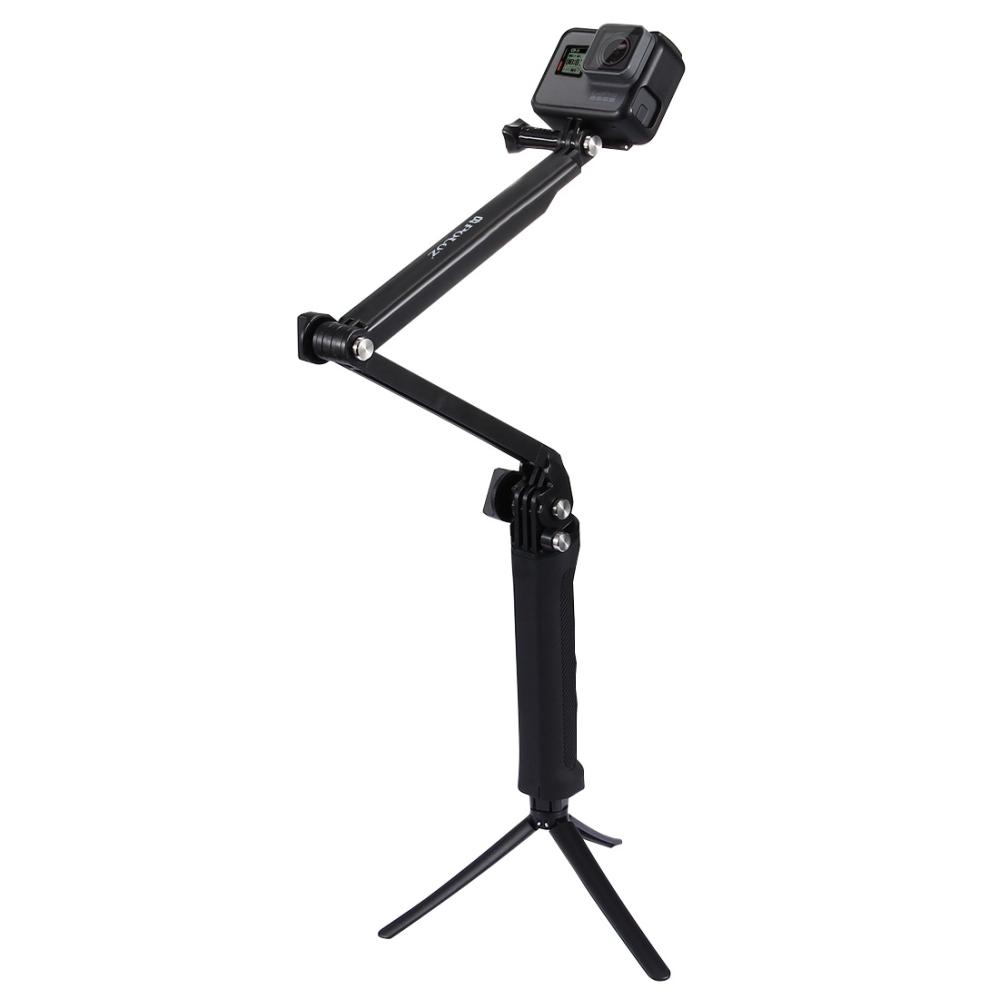  Puluz Multifunksjonell Selfie Stick for GoPro Hero9 Black / 8/7/6/5/4/3 + / 3 Rask levering fra Sverige.