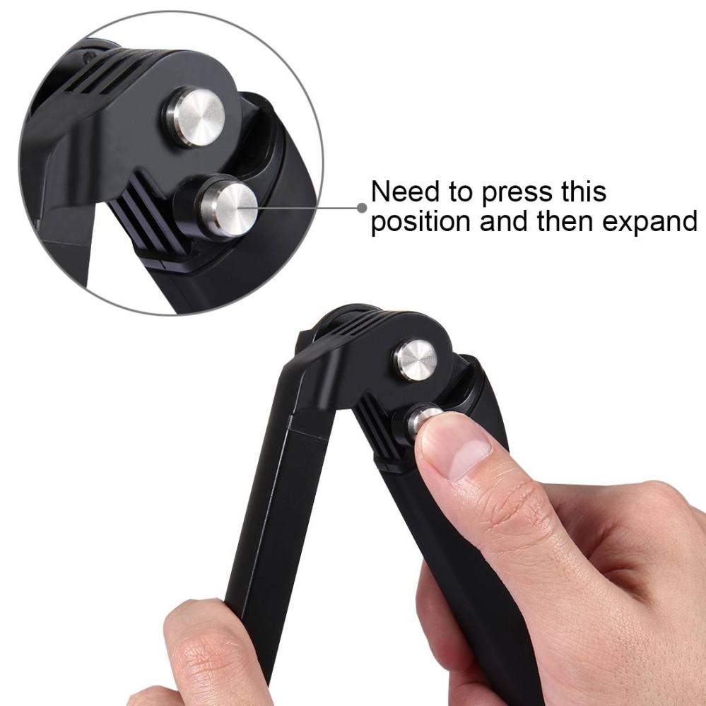  Puluz Multifunksjonell Selfie Stick for GoPro Hero9 Black / 8/7/6/5/4/3 + / 3 Rask levering fra Sverige.