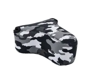  JJC Kameraveske for speilløst systemkamera Camouflage grå OC-S3 Rask levering fra Sverige.