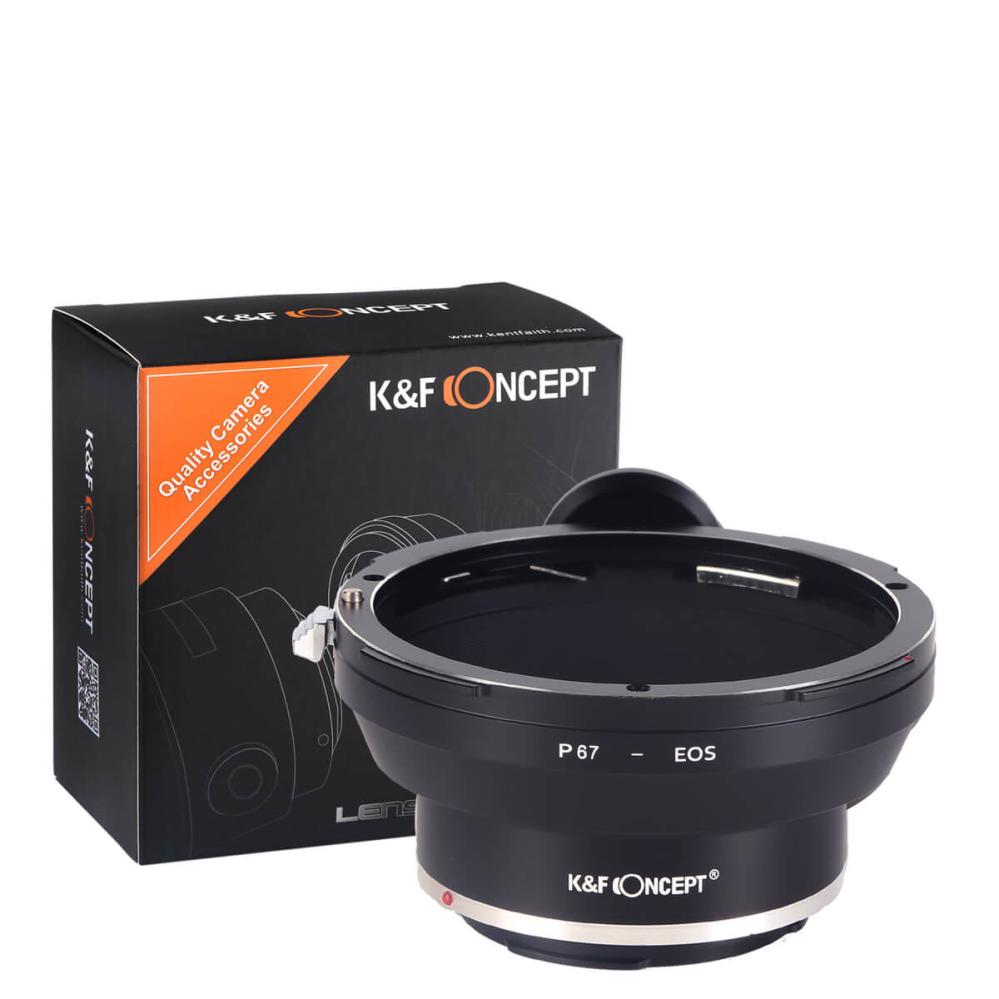K&F Concept K&F Concept objektivadapter for Pentax 67-objektiv til Canon EOS kamerahus