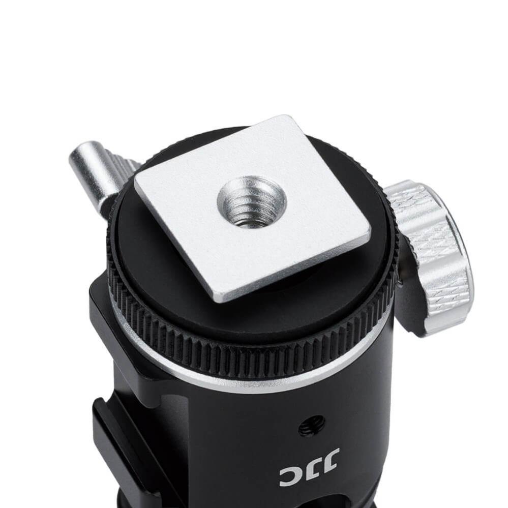  JJC Lite kulehode med blitssko for kamera/bur med 1/4-tommers gjenge Rask levering fra Sverige.