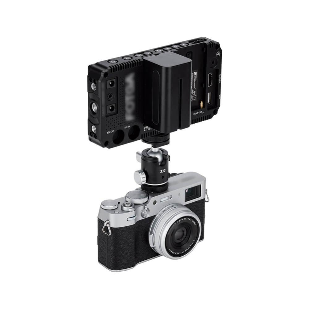  JJC Lite kulehode med blitssko for kamera/bur med 1/4-tommers gjenge Rask levering fra Sverige.