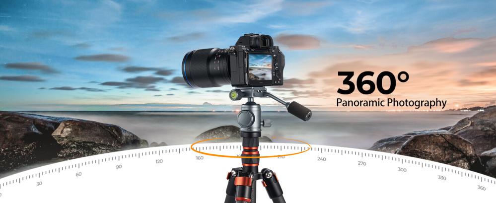  K&F Concept BH-26 kulehode med panoramainndeks og spak Rask levering fra Sverige.