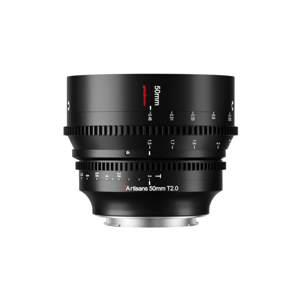 7Artisans 7Artisans 50mm T2.0 Fullformat Cinema objektiv for Sony E