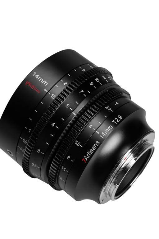 7Artisans 7artisans 14mm T2.9 Spectrum Cinema objektiv Fullformat for Leica L-feste