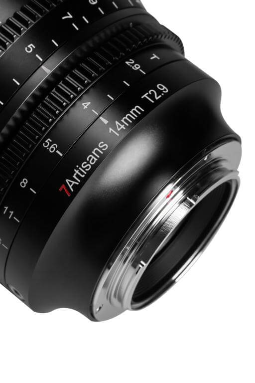 7Artisans 7artisans 14mm T2.9 Spectrum Cinema objektiv Fullformat for Leica L-feste
