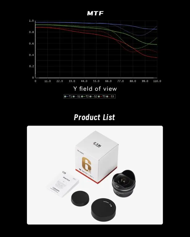  7Artisans 6mm f/2.0 – extremt fisheye-objektiv för Fujifilm X (APS-C) Rask levering fra Sverige.