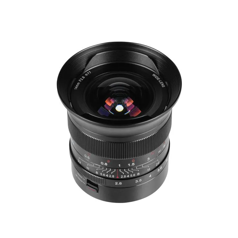 7Artisans 14mm f/2.8 Fullformatsobjektiv for Canon EOS RF Rask levering fra Sverige.