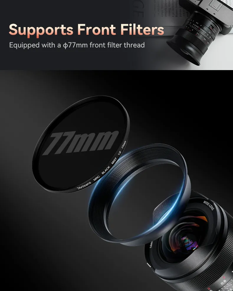 7Artisans 14mm f/2.8 Fullformatsobjektiv for Canon EOS RF Rask levering fra Sverige.