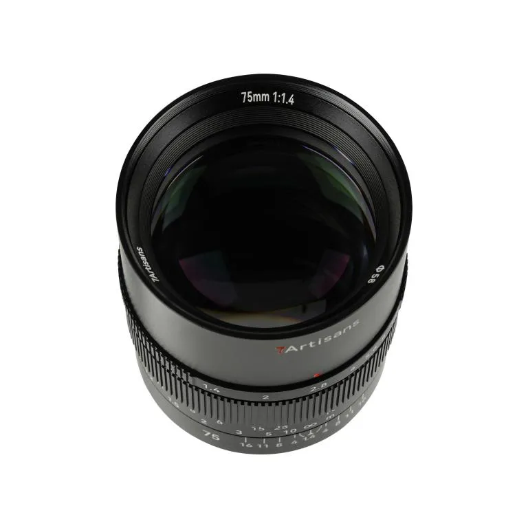  7Artisans 75mm f/1.4 Fullformatsobjektiv for Canon EOS RF Rask levering fra Sverige.