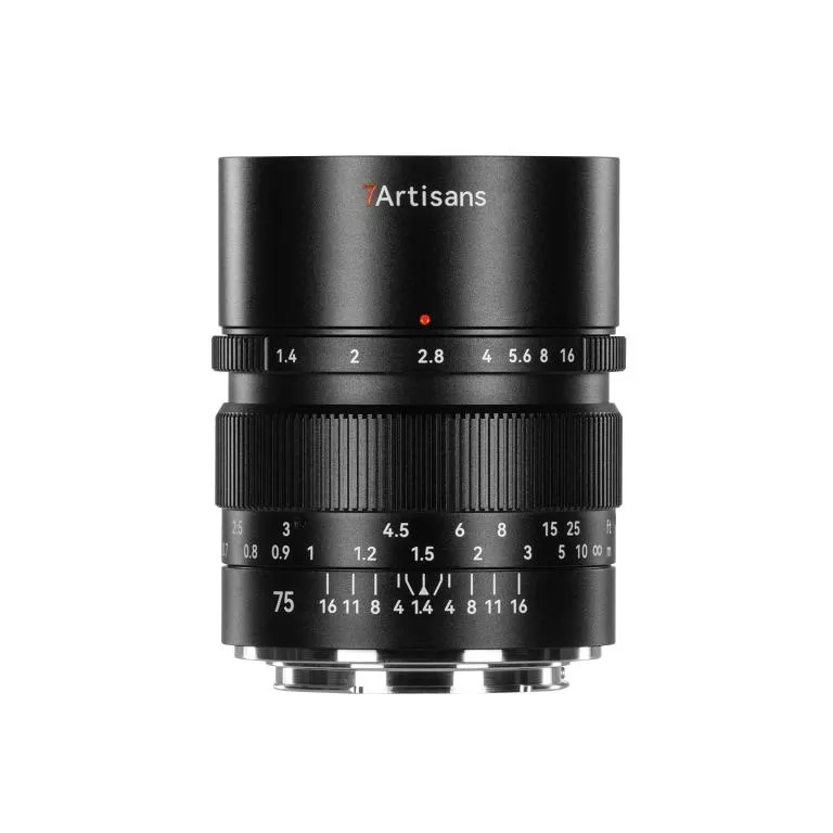  7Artisans 75mm f/1.4 Fullformatsobjektiv for Canon EOS RF Rask levering fra Sverige.