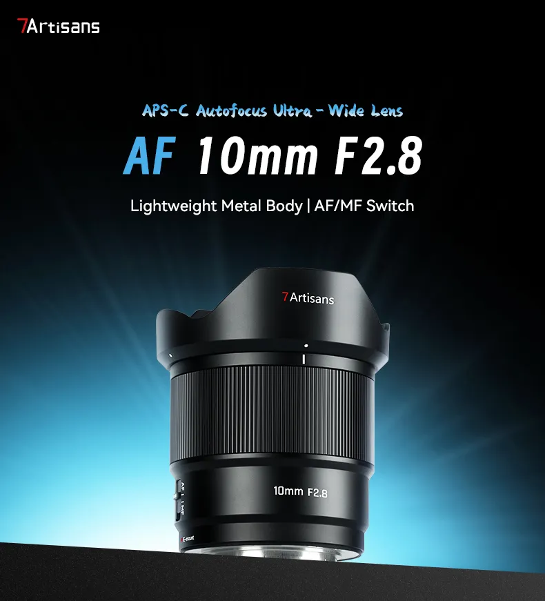  7Artisans AF 10mm f/2.8 objektiv APS-C for Fujifilm X Rask levering fra Sverige.