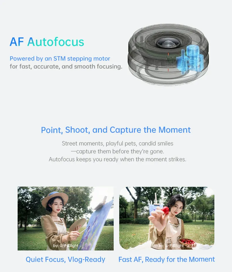  7Artisans AF 18mm f/2 Lite for Fujifilm X (APS-C) Rask levering fra Sverige.