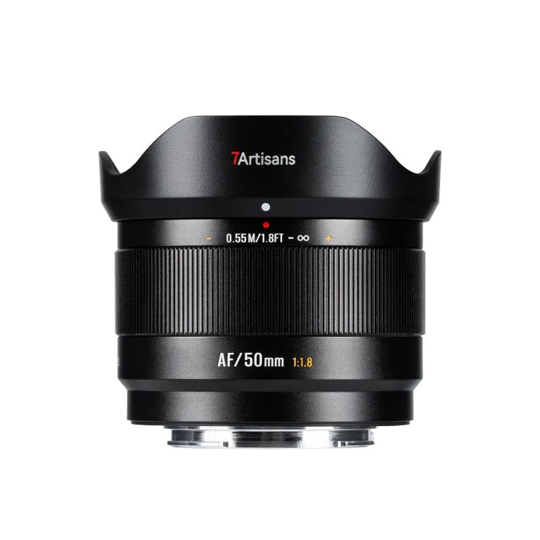  7Artisans Lite Series AF 50mm f/1.8 objektiv för Sony E APS-C Rask levering fra Sverige.