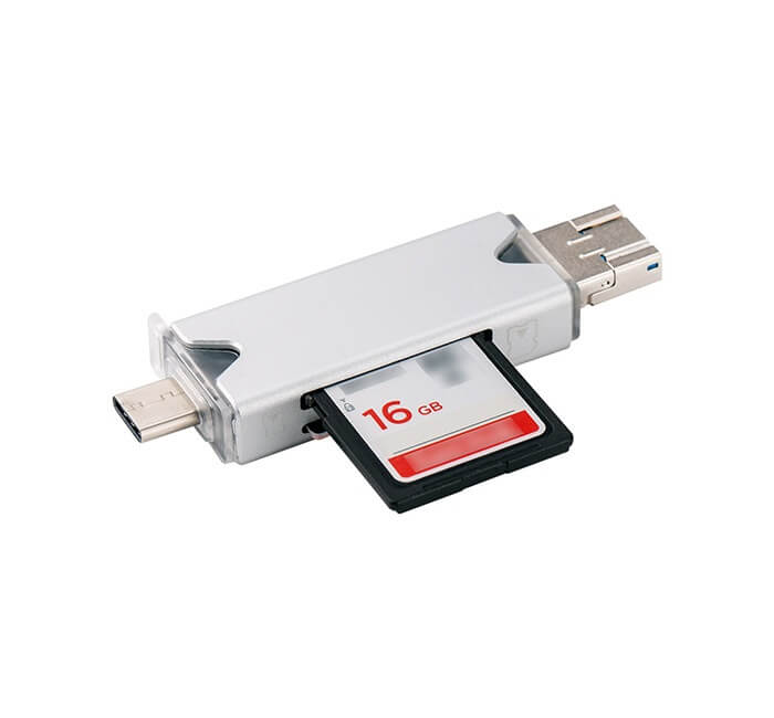  JJC minnekortleser 3in1 USB 3.0 for SD / TF minnekort Rask levering fra Sverige.