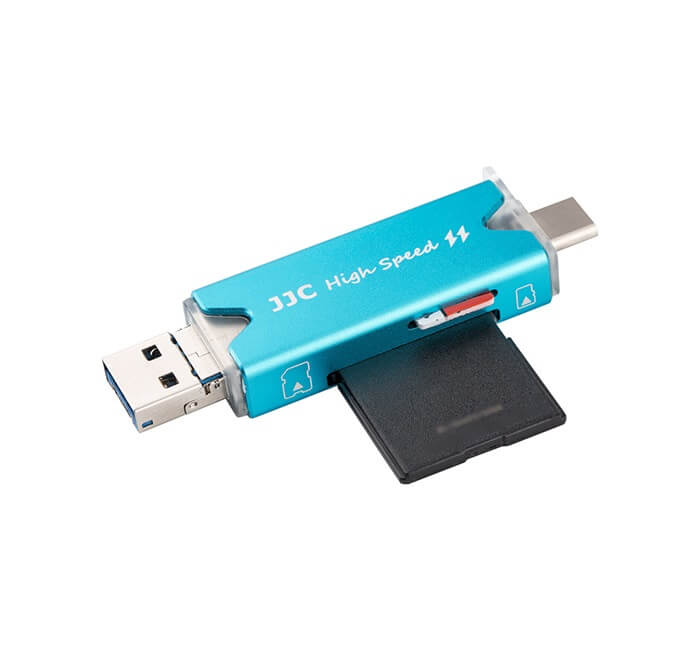  JJC-kortleser USB 3.0 og minnekortdeksel Rask levering fra Sverige.