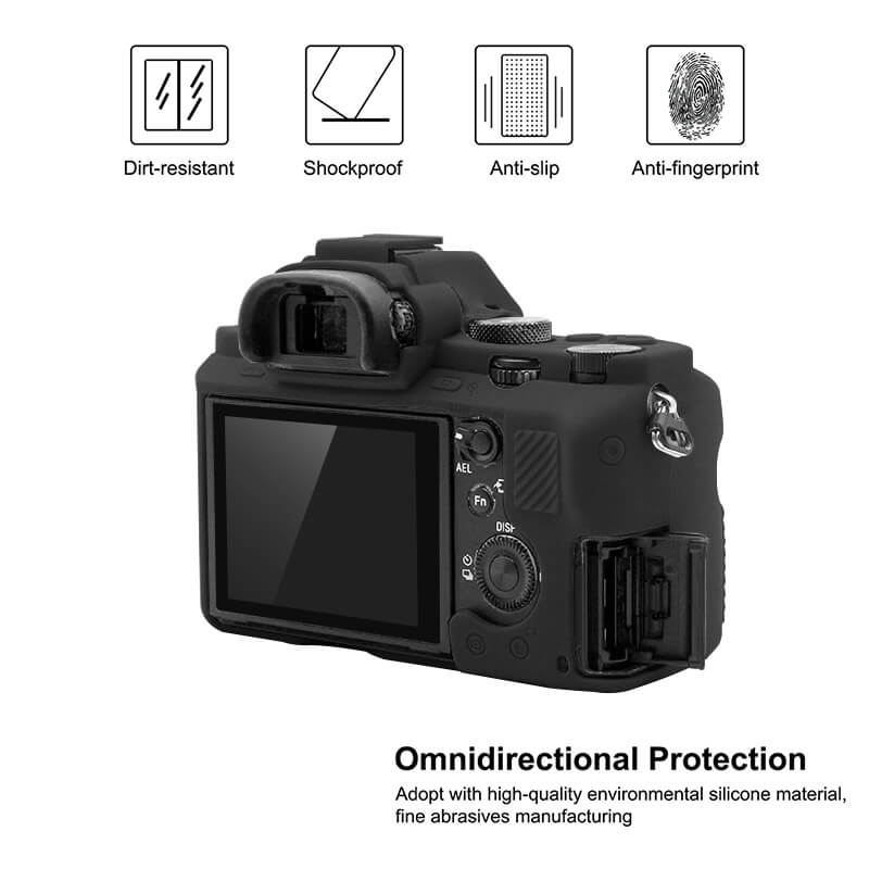 Puluz Siliconeetui for Sony A7S II, A7 RII, A7 II Rask levering fra Sverige.