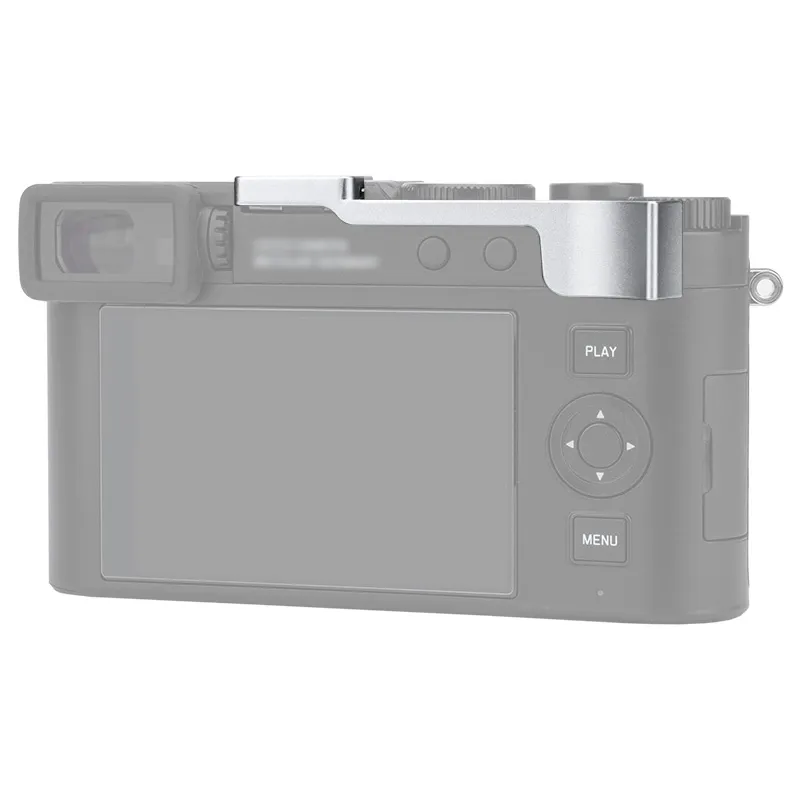  JJC tommelgrep sølv for Leica D-Lux 8 – Stabilt og komfortabelt grep Rask levering fra Sverige.