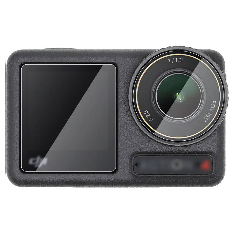  JJC skjermbeskyttelse for DJI Osmo Action 3 / 4 – 9H optisk glass Rask levering fra Sverige.