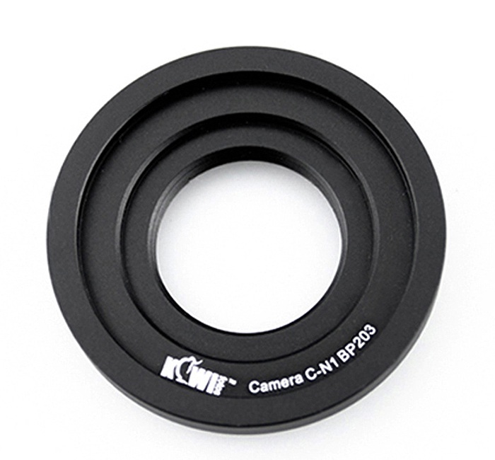 Kiwifotos Kiwifotos Objektivadapter for C-fatning til Nikon 1 kamerahus