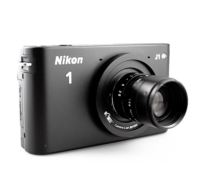 Kiwifotos Kiwifotos Objektivadapter for C-fatning til Nikon 1 kamerahus