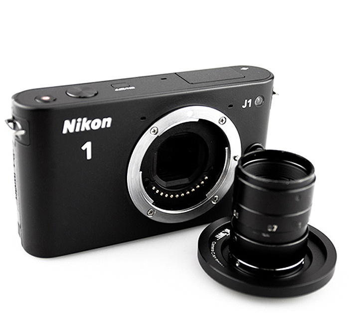 Kiwifotos Kiwifotos Objektivadapter for C-fatning til Nikon 1 kamerahus