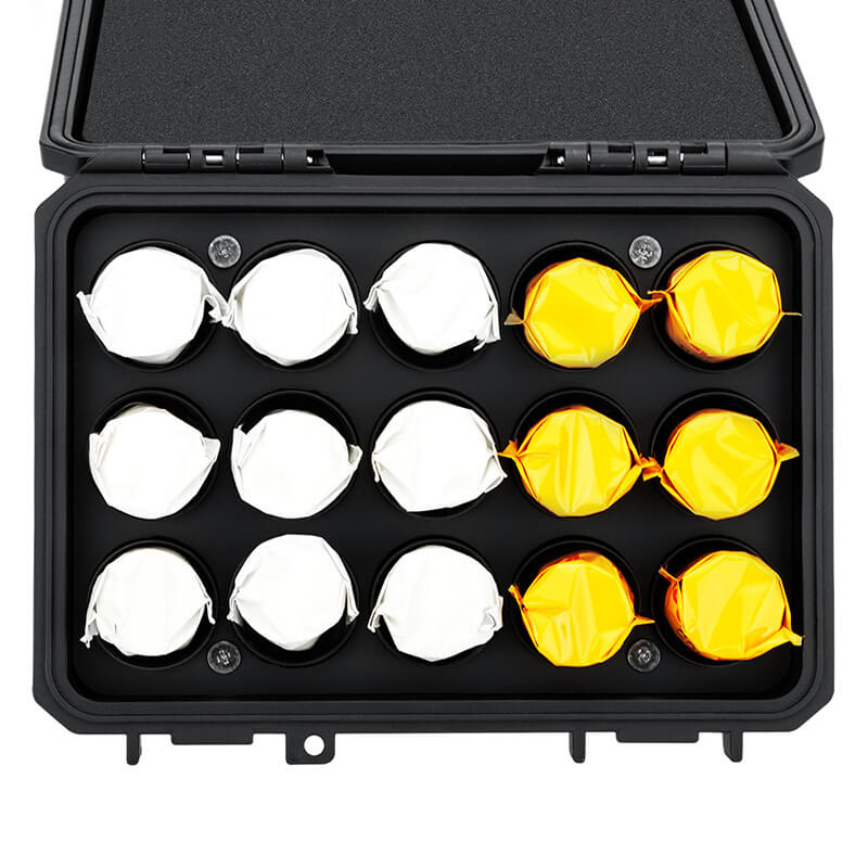 JJC JJC JBC-15x120 Oppbevaringsboks for 15 ruller 120-film inkludert filmbokser