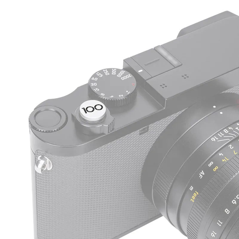  JJC SRB-L100 Utløserknapp – Sølv med 100-logo Rask levering fra Sverige.