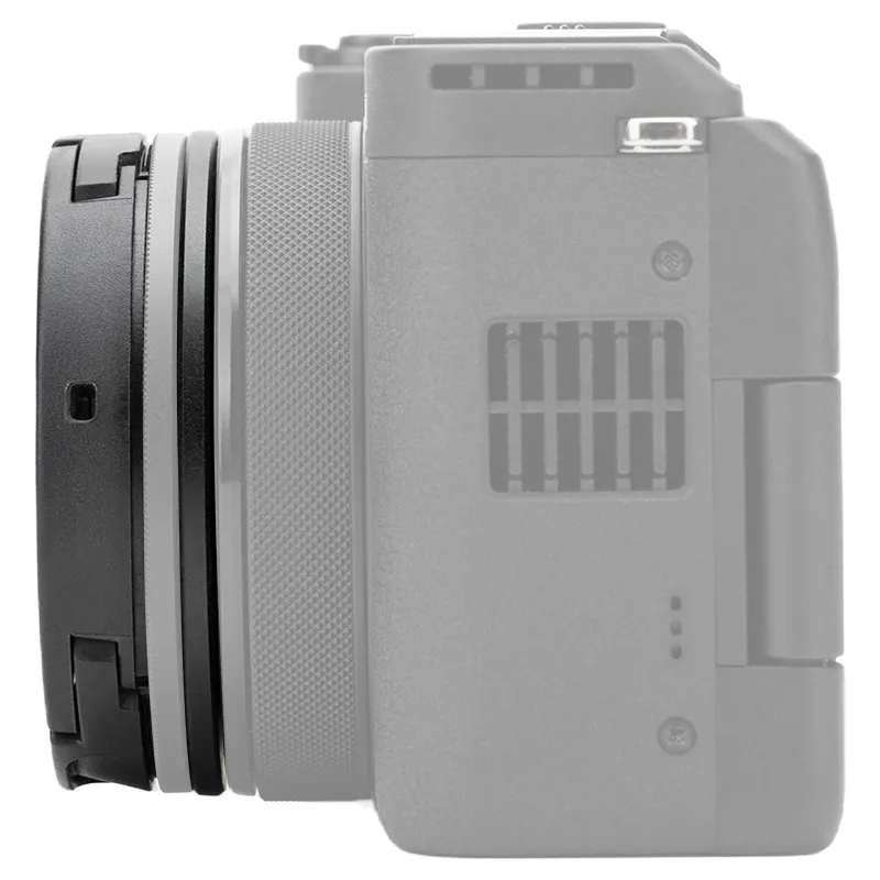 JJC 2 i 1 Filteradapter 37mm & objektivdeksel for Canon PowerShot V10 Rask levering fra Sverige.