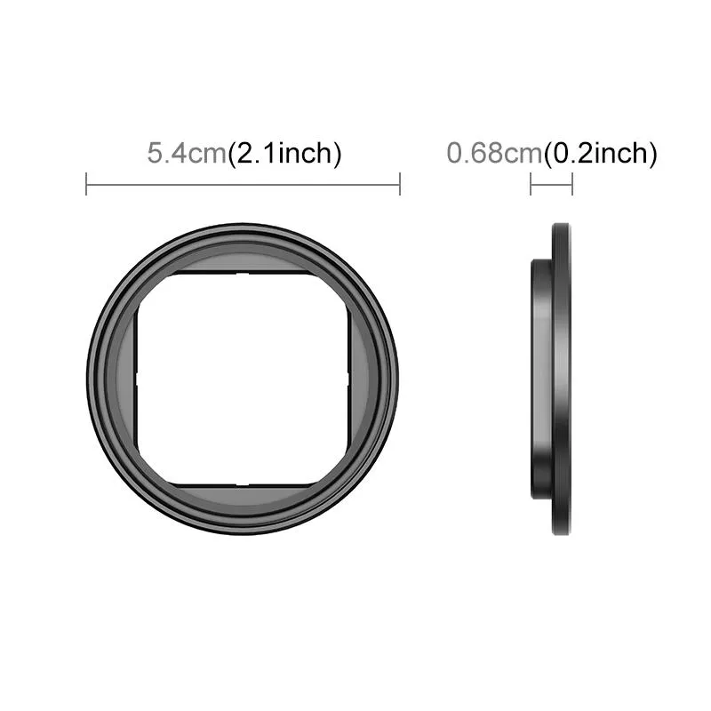  Puluz filterholder i aluminium for Insta360 Ace Pro 2 – 49 mm Rask levering fra Sverige.