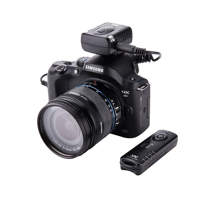  JJC trådløs fjernkontroll timer 433MHz Rask levering fra Sverige.