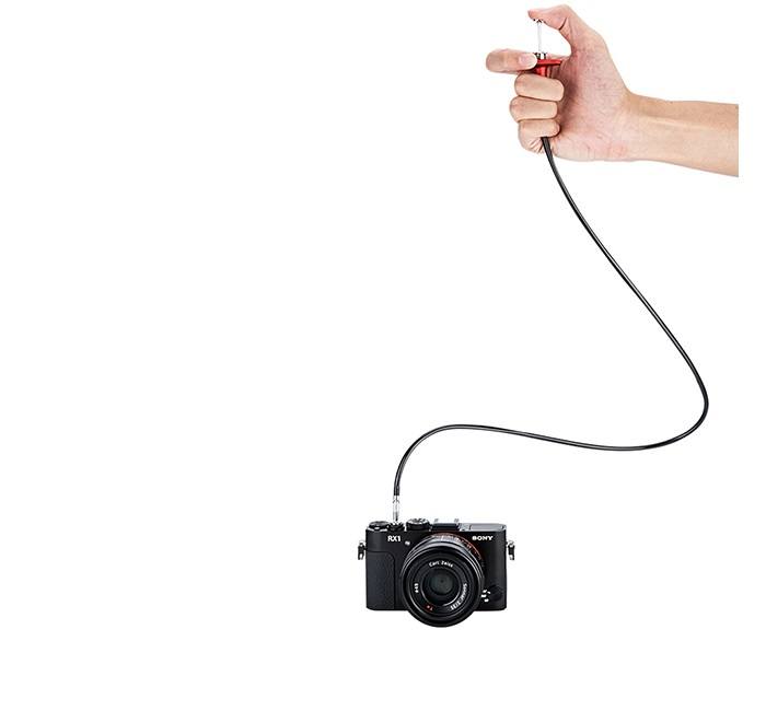  JJC Klassisk kabelutløser med gjengskruet avtrekkerknapp 70 cm Rask levering fra Sverige.