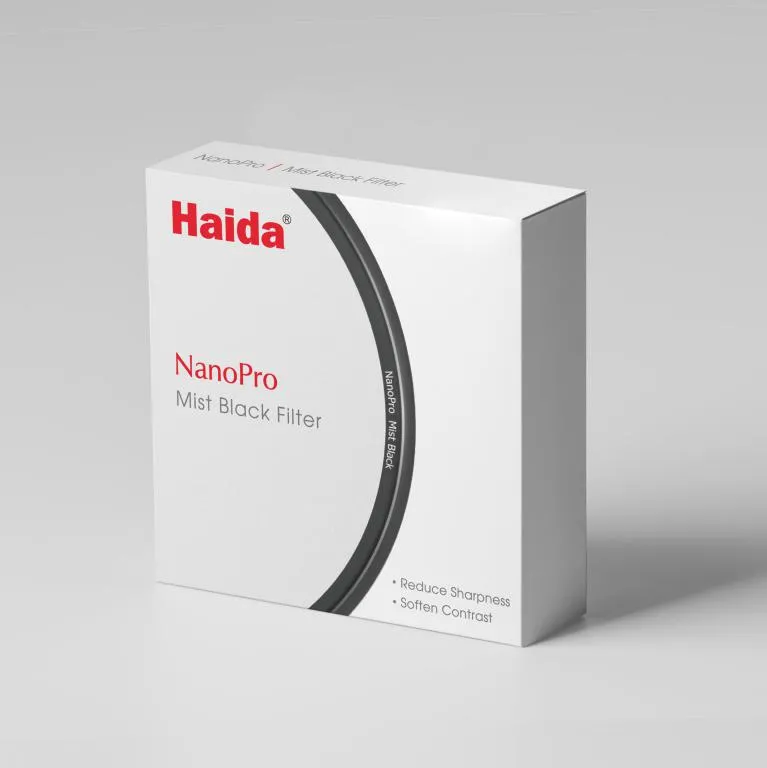 Haida NanoPro Mist Black 1/4 Filter – filmatisk preg & mykere lys Rask levering fra Sverige.