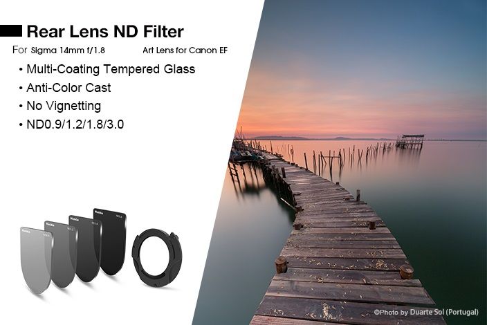  Haida ND-filter Kit for Sigma 14-24mm & 12-24mm objektiv for Canon EF Rask levering fra Sverige.