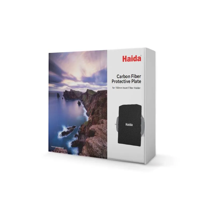  Haida beskyttelsesplate i karbonfiber for 150 mm filterholder Rask levering fra Sverige.