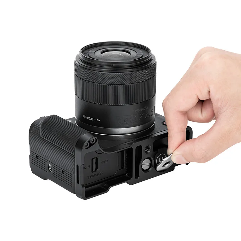 JJC JJC håndgrep for Canon EOS R50 V med rom for AirTag