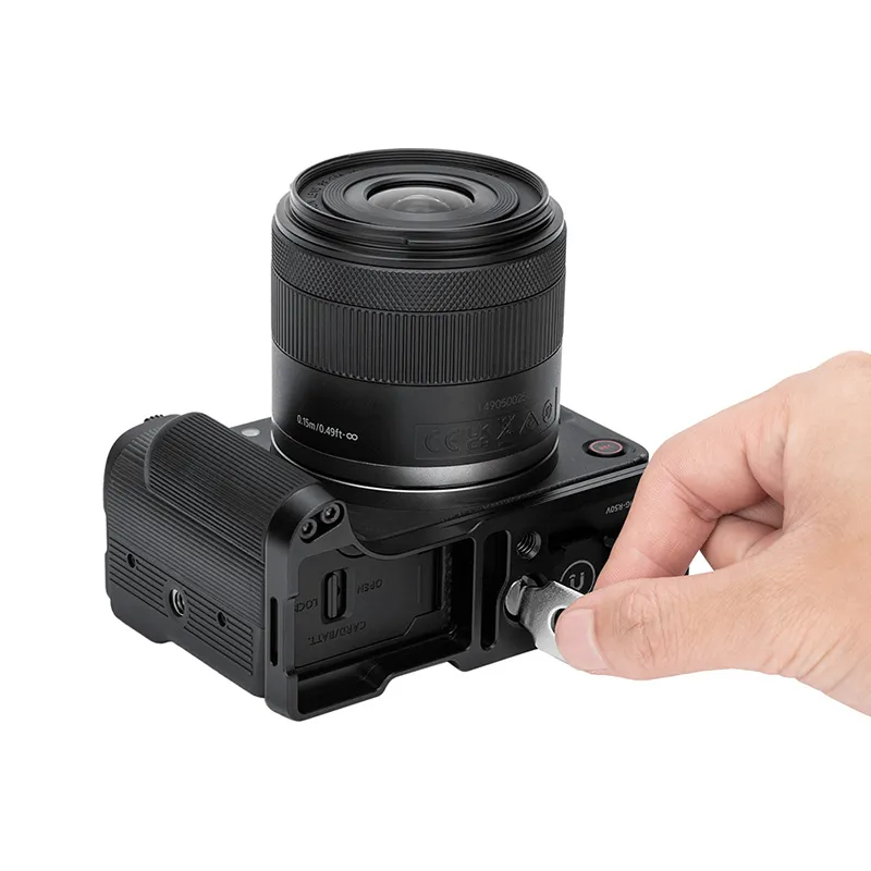 JJC JJC håndgrep for Canon EOS R50 V med rom for AirTag