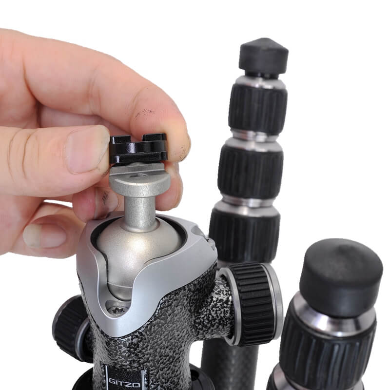 Unbranded Adapter som tilpasser Arca-kompatibelt feste til Manfrotto kulehoder
