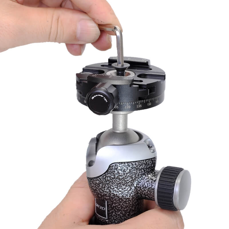 Unbranded Adapter som tilpasser Arca-kompatibelt feste til Manfrotto kulehoder
