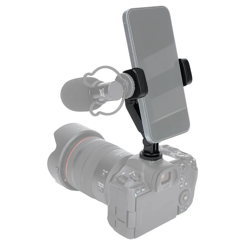  JJC PM-UN1 mobilholder med blitsskofeste for mobil og actionkamera Rask levering fra Sverige.