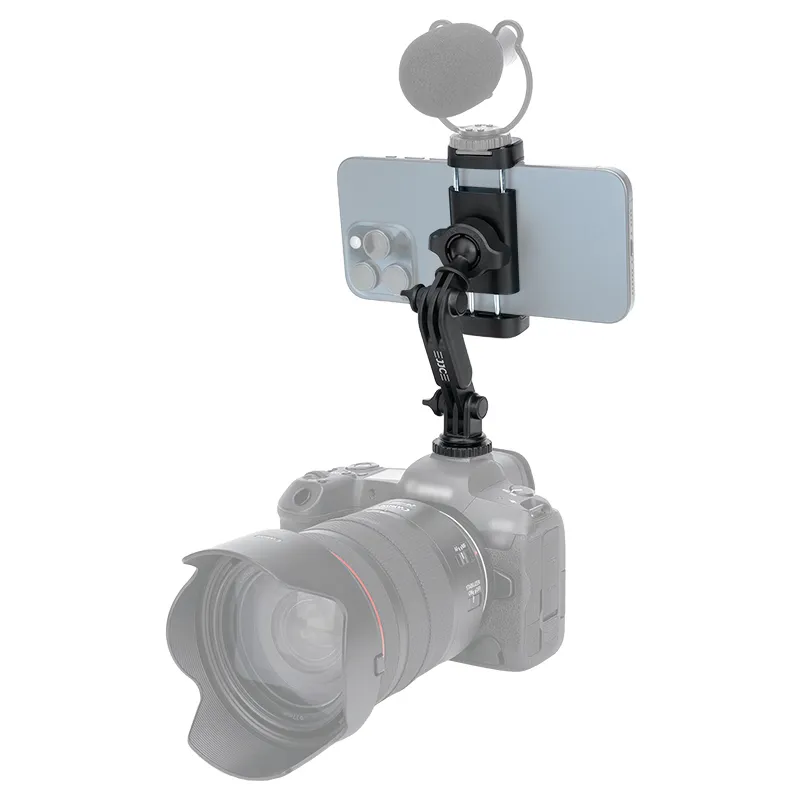  JJC PM-UN1 mobilholder med blitsskofeste for mobil og actionkamera Rask levering fra Sverige.