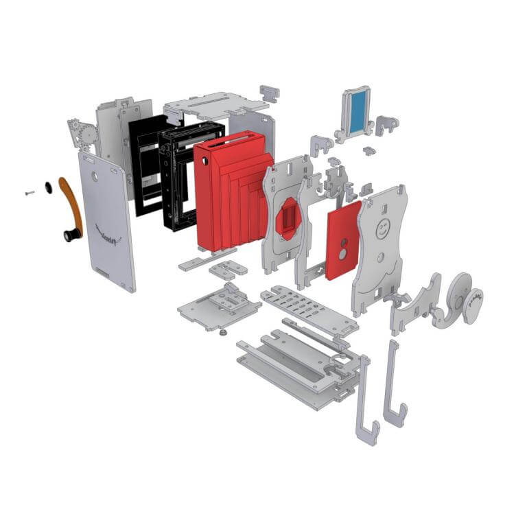 JollyLook JollyLook DIY-sett for Instax Mini-film – Bygg ditt eget Pinhole-kamera!