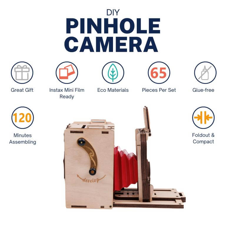 JollyLook JollyLook DIY-sett for Instax Mini-film – Bygg ditt eget Pinhole-kamera!